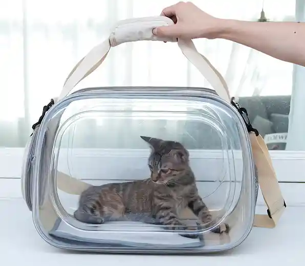 Bolso Transparente Plegable 40*30*30cm