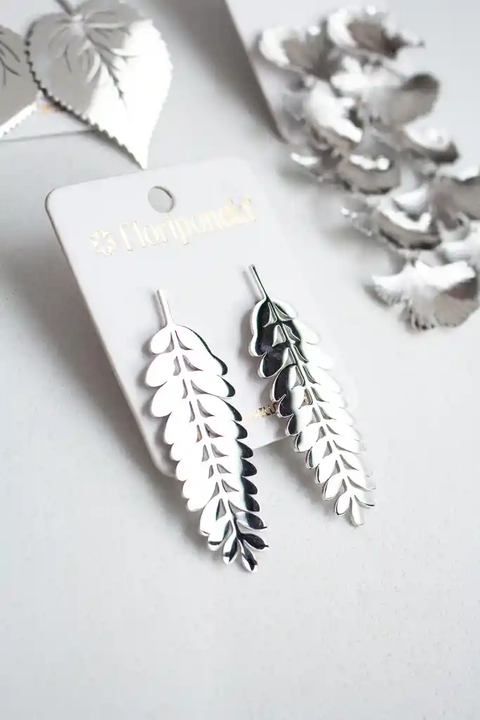 Aretes Silver Laurel