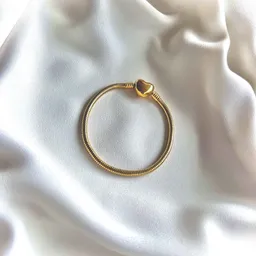 Pulsera Memorias Dorado Talla 17 Cm