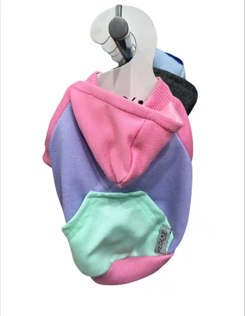 Meow Saco Con Capucha Talla Xs Tricolor