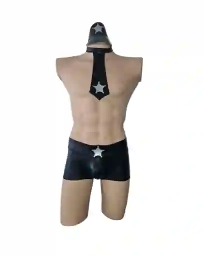 Traje De Policía Para Hombre Sexy Lenceria Masculina