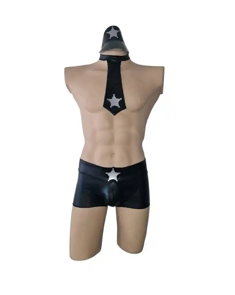 Traje De Policía Para Hombre Sexy Lenceria Masculina