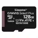 Micro Sd Kingston 128gb Clase 10, 100 Mb/s