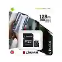 Micro Sd Kingston 128gb Clase 10, 100 Mb/s