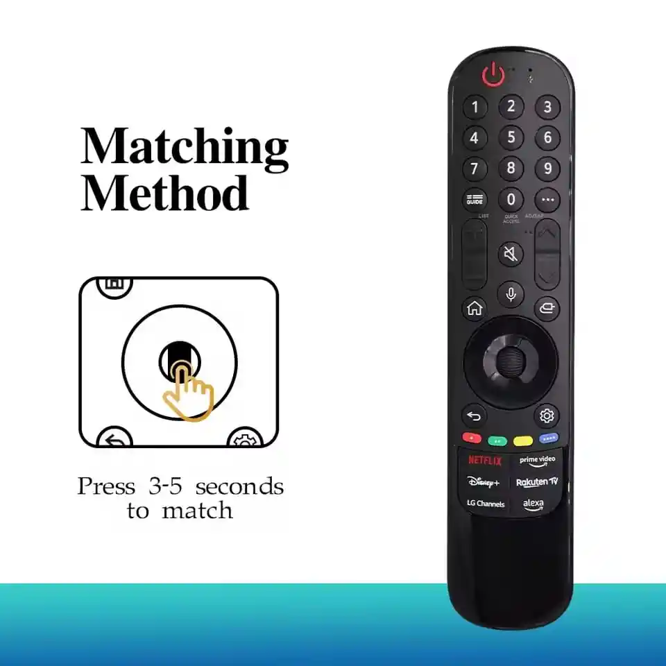 Control Remoto Lg Mágico Mr24ga 2024 Tv Smart Oled Con Función De Voz Y Puntero