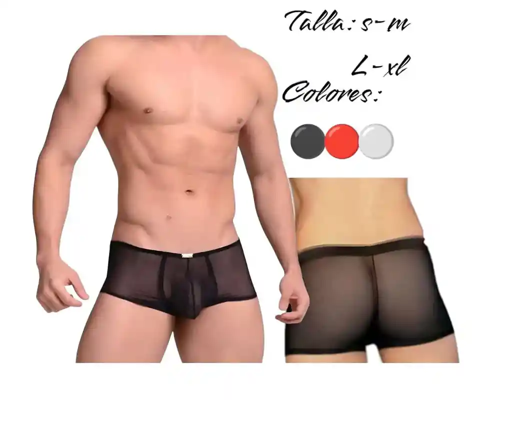 Suspensorio Masculino Ropa Interior Para Hombre Sexy Bóxer Malla