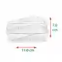 Contenedor Triangular Cristal Pet 8onz Tapa Alta X 5und