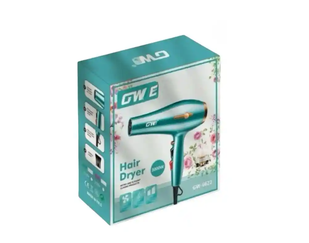 Secador De Cabello Doble Boquilla Gw 6622 3000w
