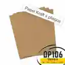 Papel Kraft / Craft X 5 Pliegos