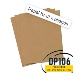 Papel Kraft / Craft X 5 Pliegos