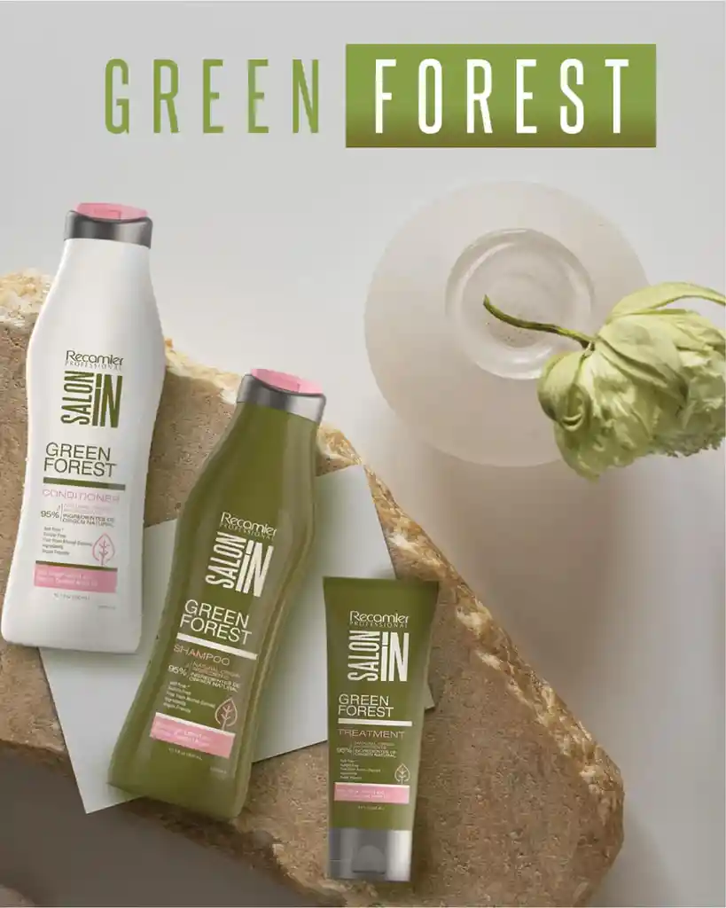 Acondicionador Green Forest Salon In Recamier X300 Ml