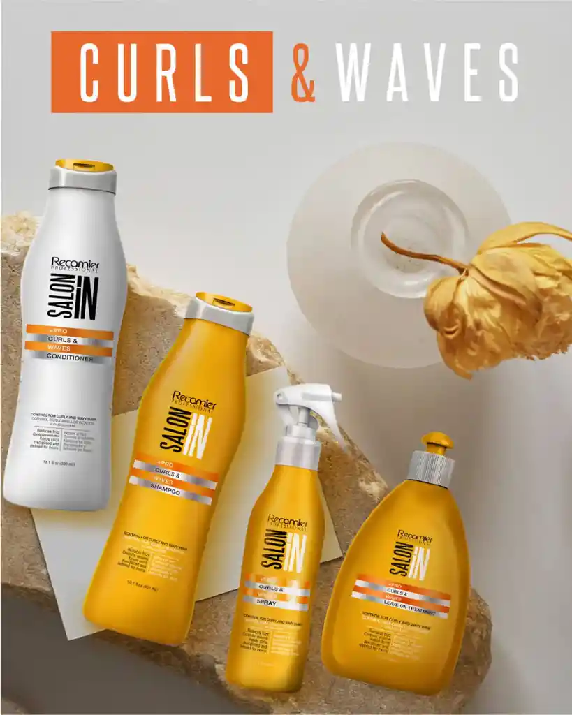 Shampoo Curls Y Waves Salon In Recamier X300 Ml Sin Sal