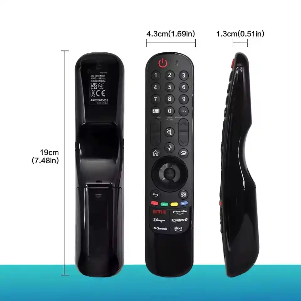 Control Remoto Lg Mágico Mr24ga 2024 Tv Smart Oled Con Función De Voz Y Puntero