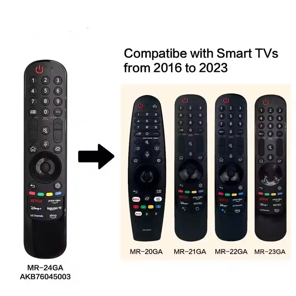 Control Remoto Lg Mágico Mr24ga 2024 Tv Smart Oled Con Función De Voz Y Puntero