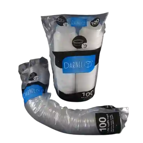 Darnel Copas Souffle 1/2 Onz Para Salsas Con Tapa