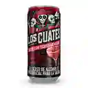 Los Cuates Coctel Con Tequila Sabor Margarita Y Fresa 269 Ml