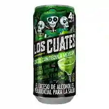 Los Cuates Coctel Con Tequila Sabor Margarita Y Limón 269 Ml