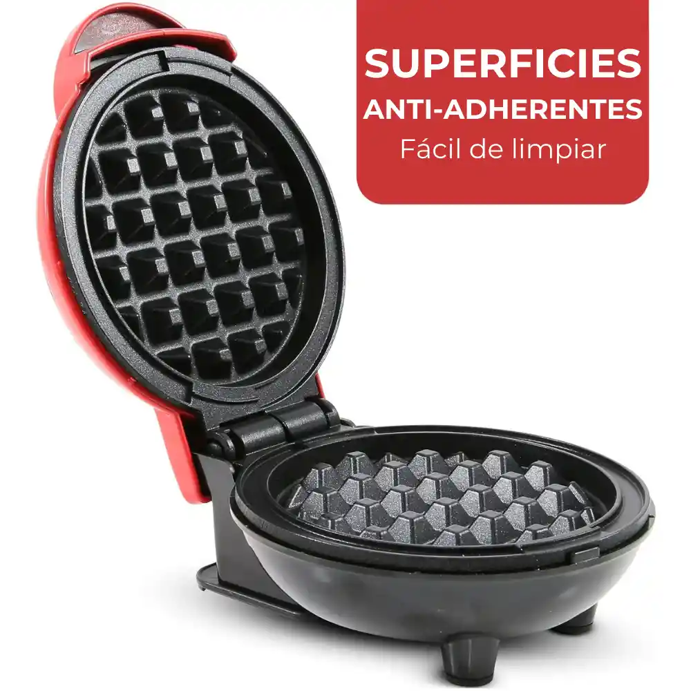 Waflera Eléctrica Antiadherente Máquina Para Pancakes Gofres