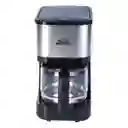 Cafetera 6 Tazas Negra Jarra De Vidrio Home Elements