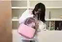 Morral Mitad Transparente Cara De Gato