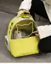 Morral Mitad Transparente Cara De Gato