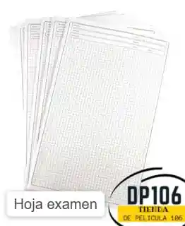Hoja Examen X 5 Und
