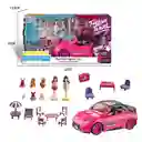 Muñecas Fashion Travel Con Carro Y Accesorios Fucsia