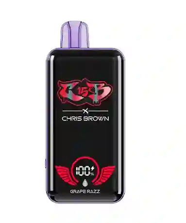 Vaper Chris Brown 15.000 Puff - Grape Razz