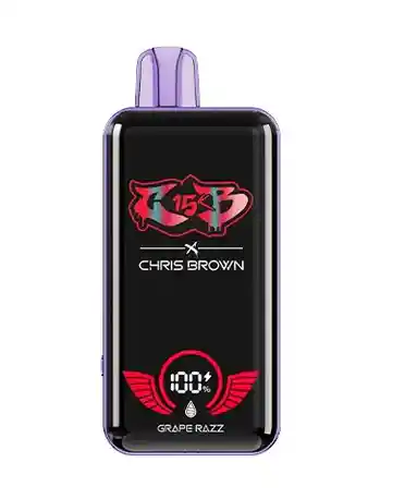 Vaper Chris Brown 15.000 Puff - Grape Razz