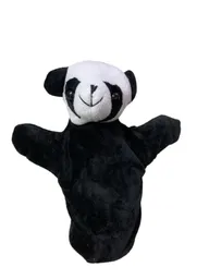 Titere Peluche Marioneta De Oso Panda Negro 21cm
