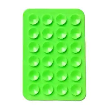Tripode Celular Adhesivo Chupas Silicona Succión Verde