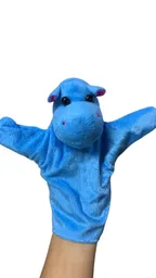 Titere Peluche Marioneta De Hipopotamo 21cm