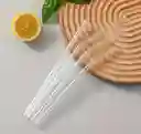 Pitillos En Vidrio Reutilizables X4 Unidades + 1 Limpiador