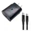 Combo Cargador Tipo C Carga Rapida 25w + Cable Tipo C A Tipo C, Pronix Nixc-pd22