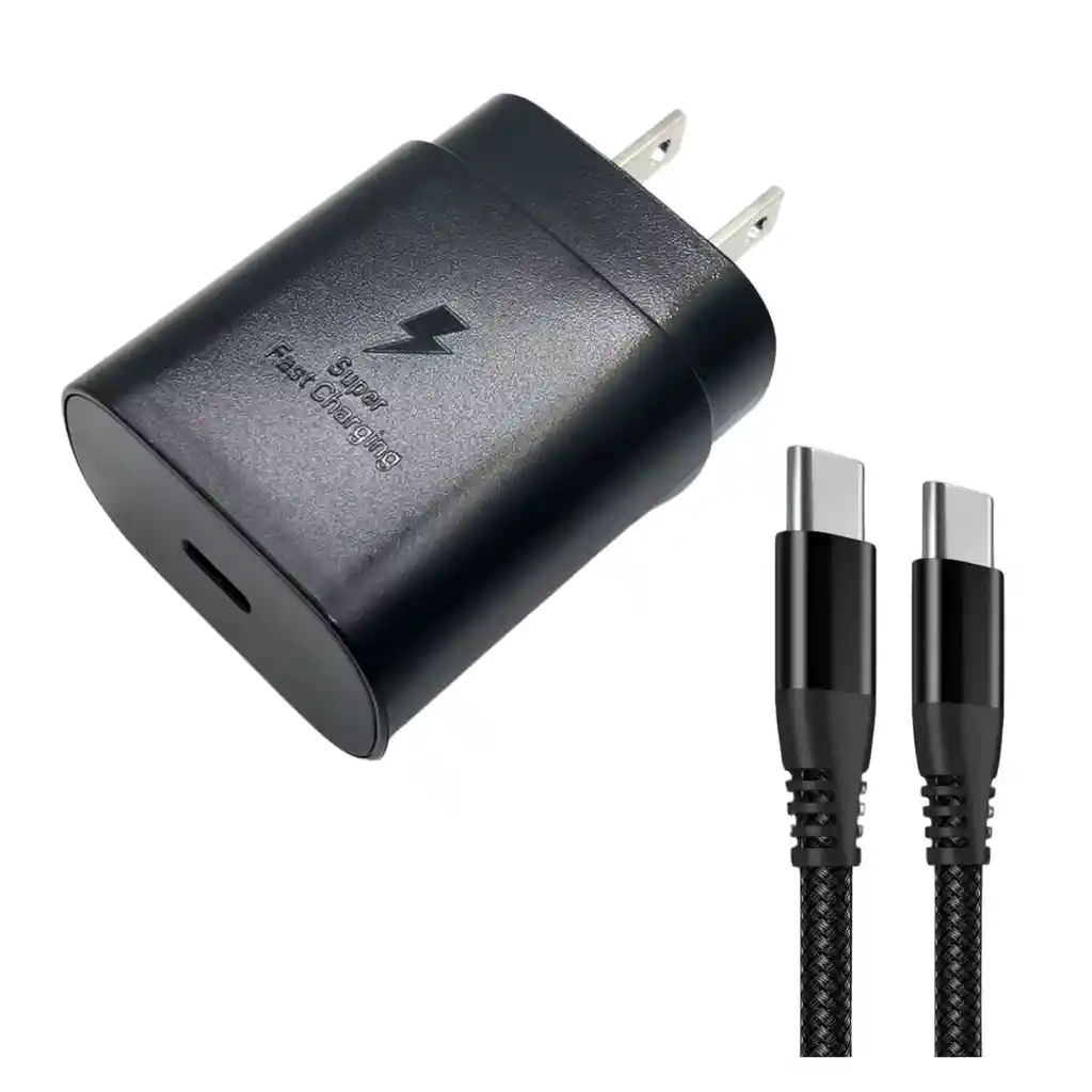 Combo Cargador Tipo C Carga Rapida 25w + Cable Tipo C A Tipo C, Pronix Nixc-pd22