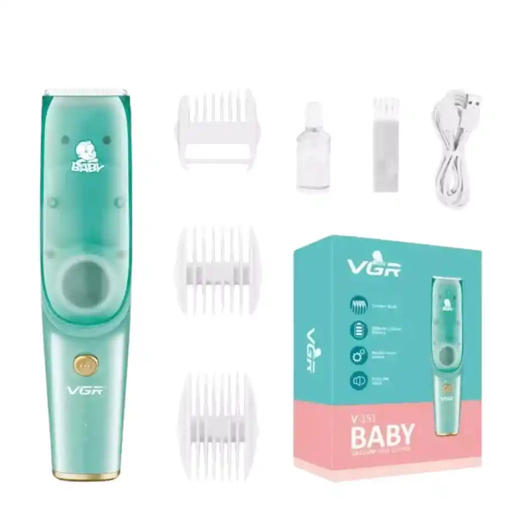Maquina Cortadora Pelo Para Bebes Niños V-151 Aspiradora Vgr