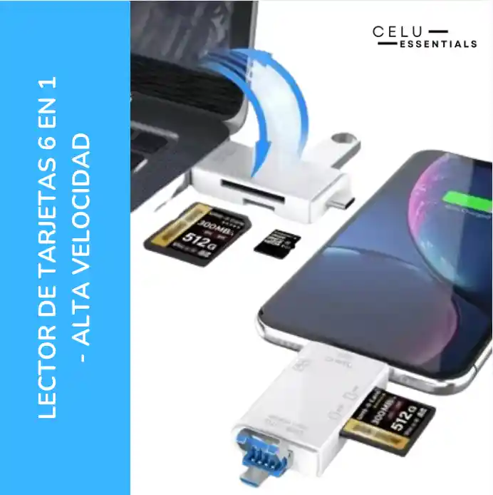 Lector De Tarjetas Usb Para Usb/tipo C/ Micro Usb
