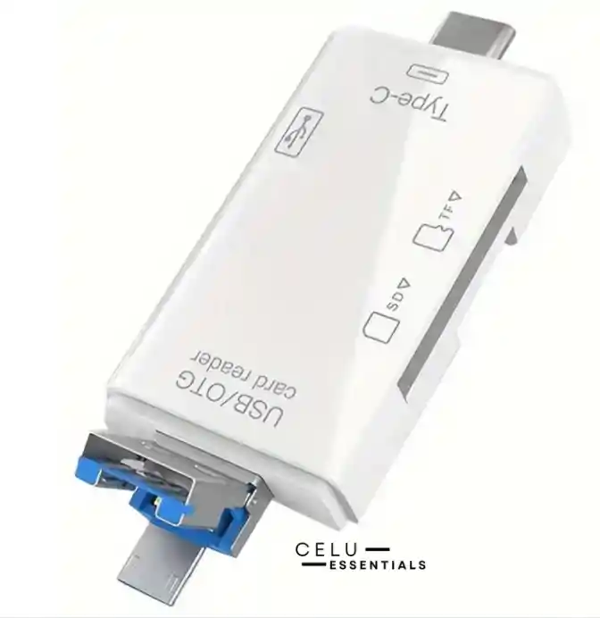 Lector De Tarjetas Usb Para Usb/tipo C/ Micro Usb