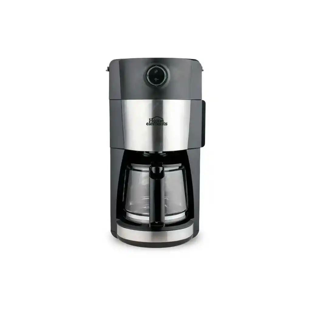 Cafetera Moledor 12 Tazas Home Elements He-cm1419n