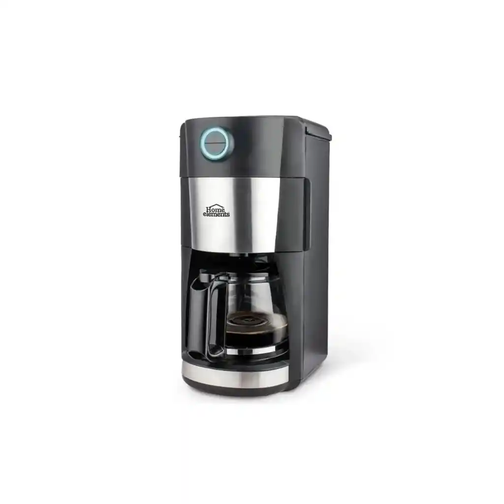 Cafetera Moledor 12 Tazas Home Elements He-cm1419n