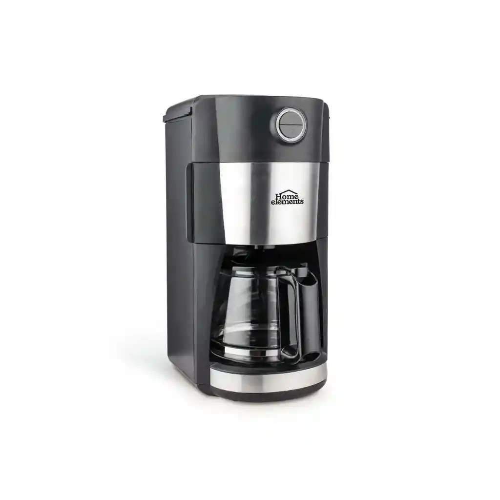 Cafetera Moledor 12 Tazas Home Elements He-cm1419n