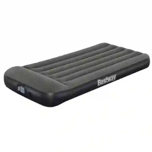 Colchon Bestway Inflable Sencillo 99x1x25cm Negro 150 Kg