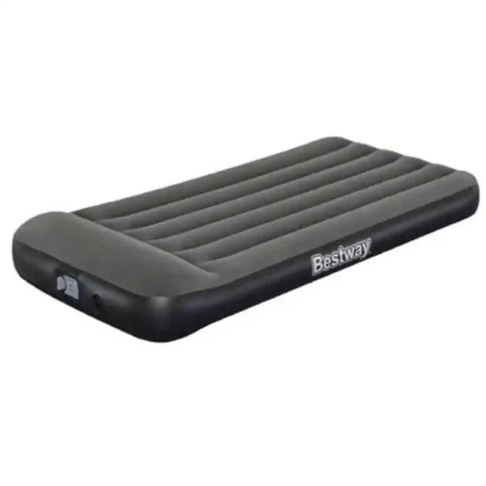 Colchon Bestway Inflable Sencillo 99x1x25cm Negro 150 Kg
