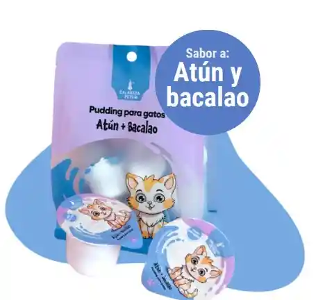 Pudding Para Gatos Atún Y Bacalao 10 Und 220g