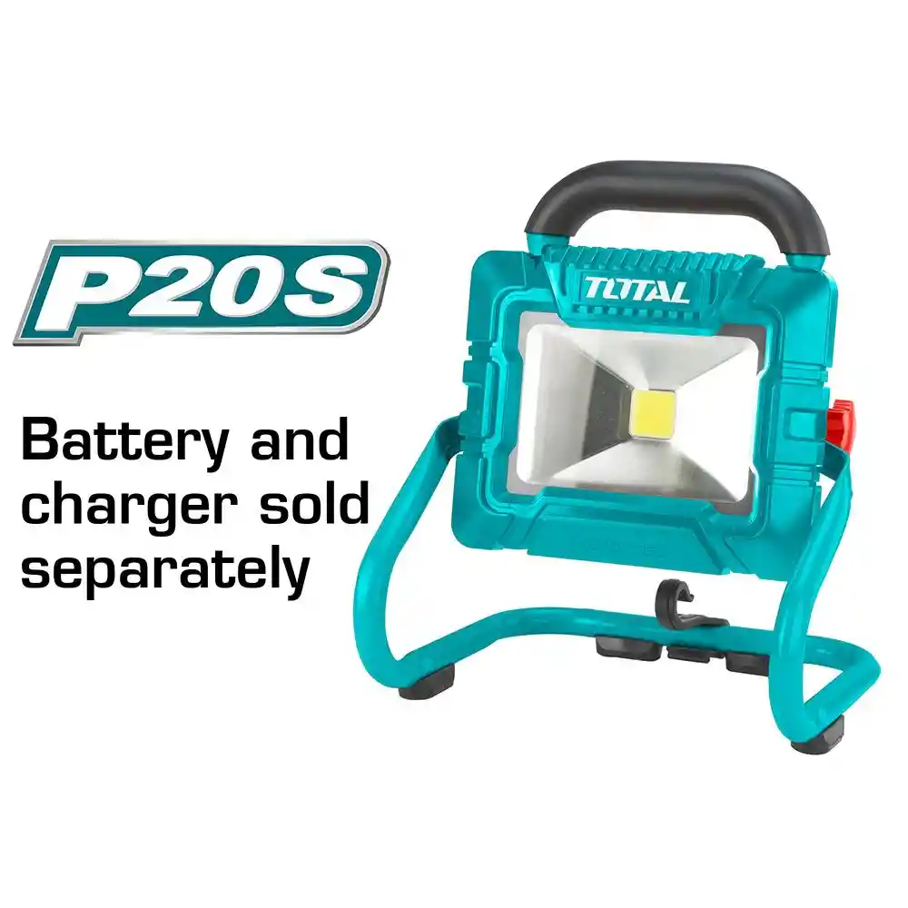 Reflector Inalambrico 20w 1800 Lumenes Bateria Y Cargador No Incluido Total (twli2025)