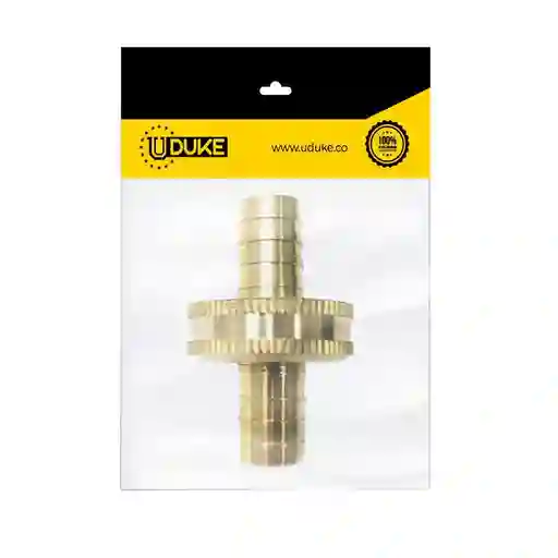 Racor Manguera Bronce 1/2 Sin Oreja Pqt X 1 Uduke