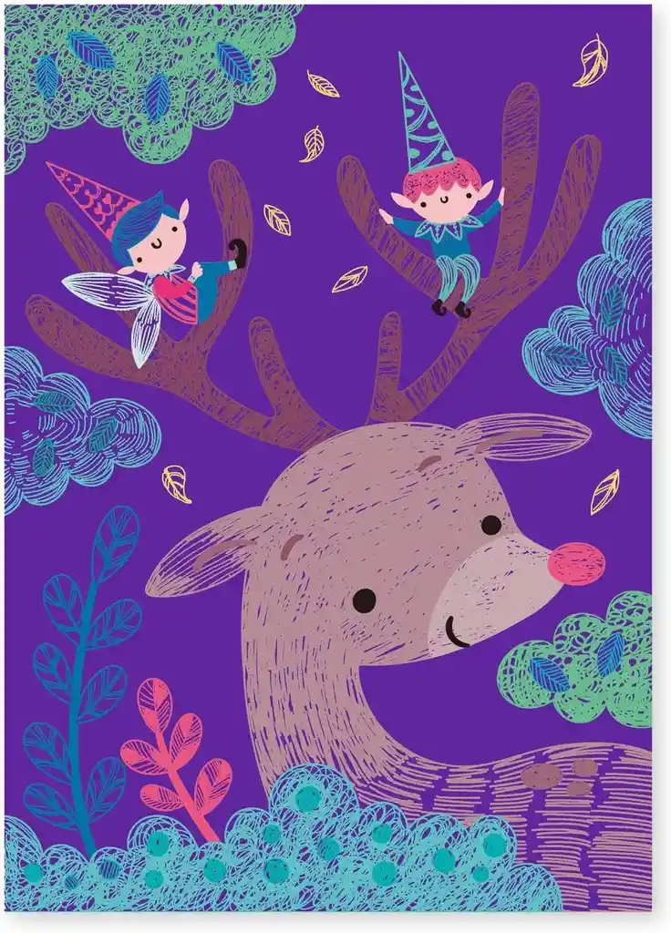 Libro Didáctico De Ilustración Rasca Y Revela Para Niños