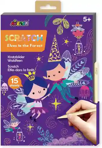 Libro Didáctico De Ilustración Rasca Y Revela Para Niños