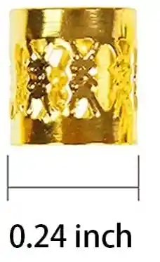 Broches Metalicos Para El Pelo Dorados X 10 Und