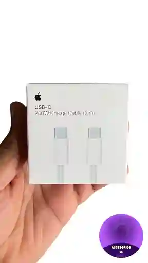 Cable Para Macbook 2 Metros Tipo C - Tipo C / Carga Rapida